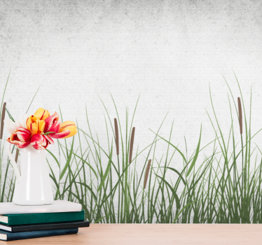 Photo murale nature Plantes aquatiques de style scandinave - TenStickers