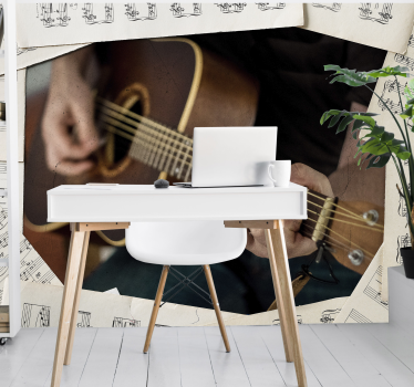 Photo murale Passion pour la musique - TenStickers