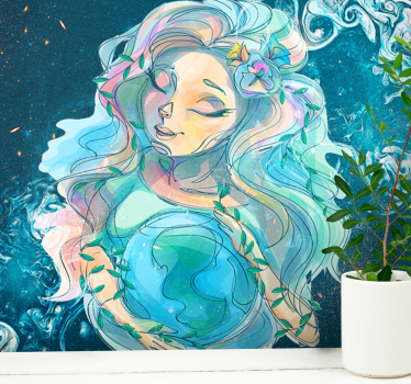 Photo murale paysage La terre mère dans - TenStickers