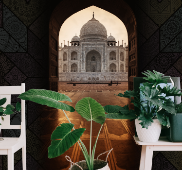 Photo murale Temple avec mosaïque - TenStickers