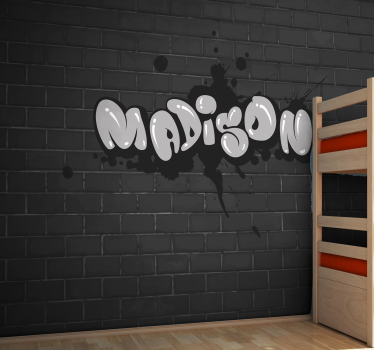 Tapisserie chambre Graffiti personnalisé - TenStickers