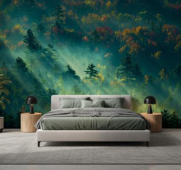 Tapisserie forêt la forêt mélancolique - TenStickers