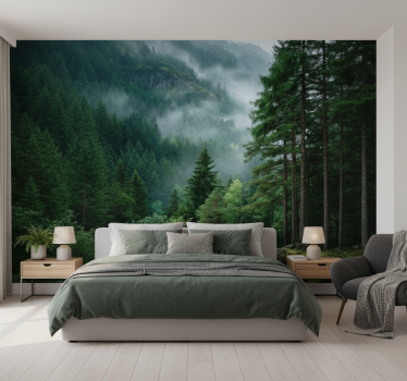 Tapisserie forêt le choix mélancolique - TenStickers