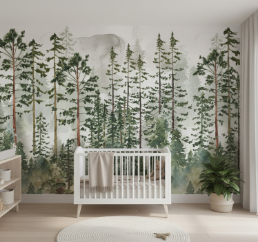 Tapisserie forêt pour chambre d'enfant - TenStickers