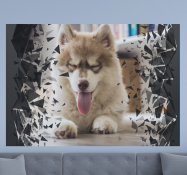 Tapisserie murale animaux portrait d'évasion - TenStickers