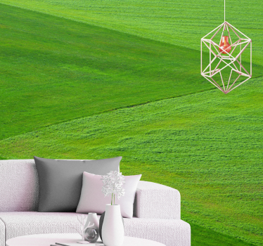 Tapisserie nature champs verts purs - TenStickers