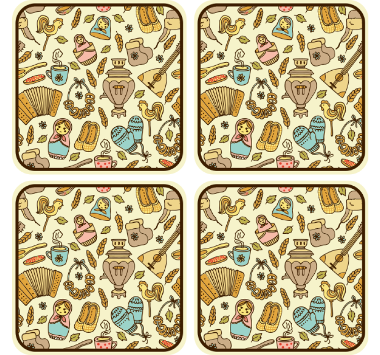 Sous verre geek motifs ludiques d'art populaire - TenStickers