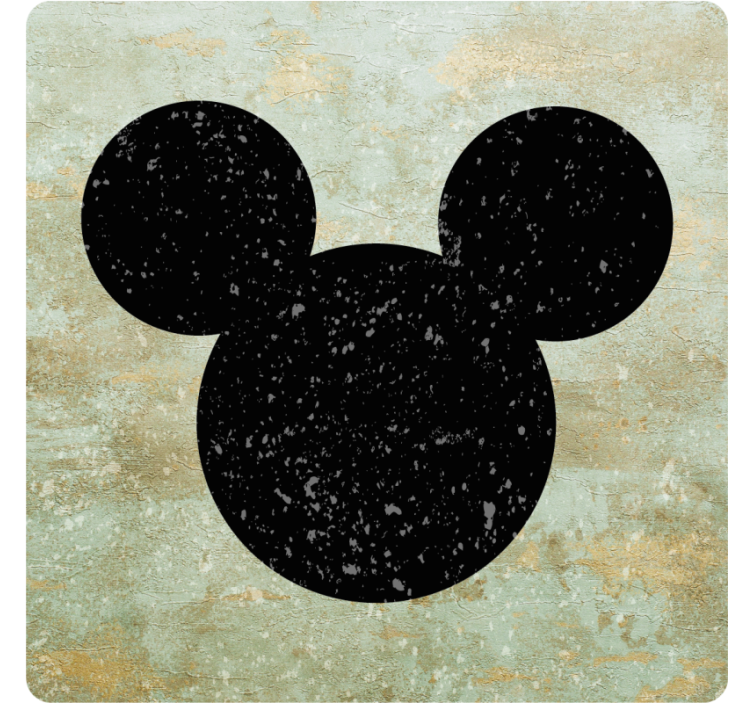 Sous verre vintage icône de dessin animé classique - TenStickers