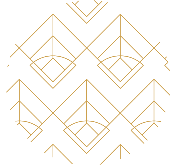 Sous verre motif à motifs géométriques - TenStickers