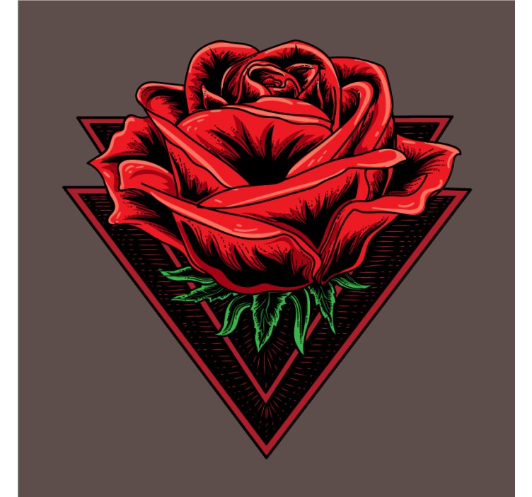 Sous verre geek rose rouge graphique - TenStickers
