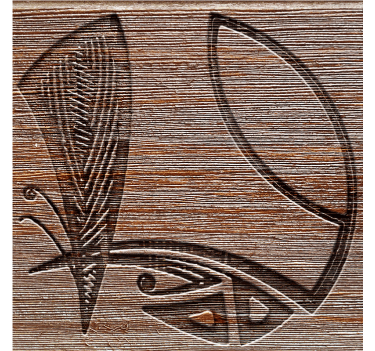 Dessous de verre Ensemble de motif kauri - TenStickers