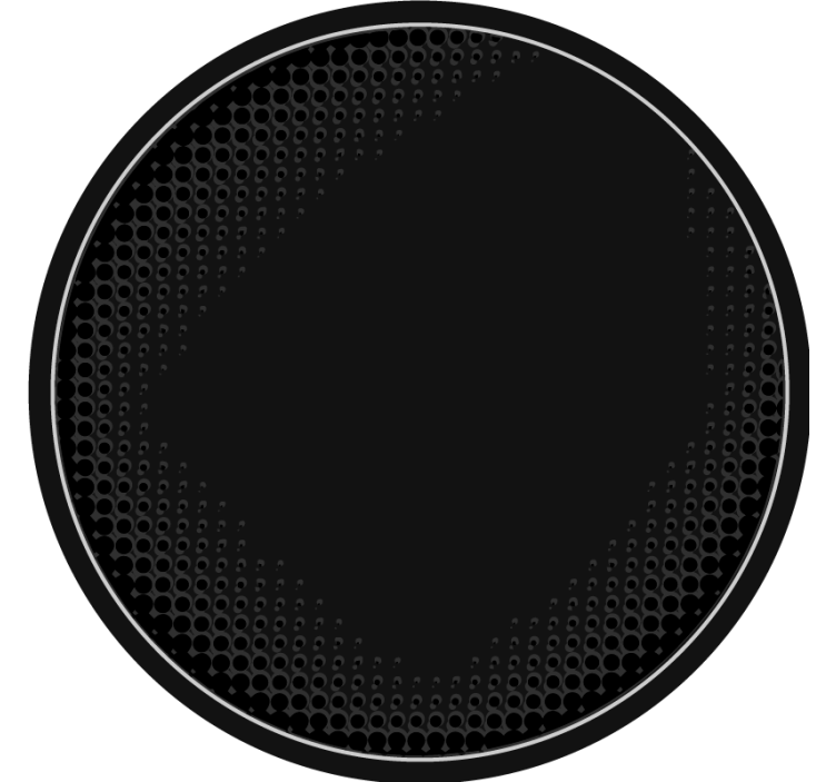 Sous verre bière surface circulaire texturée - TenStickers