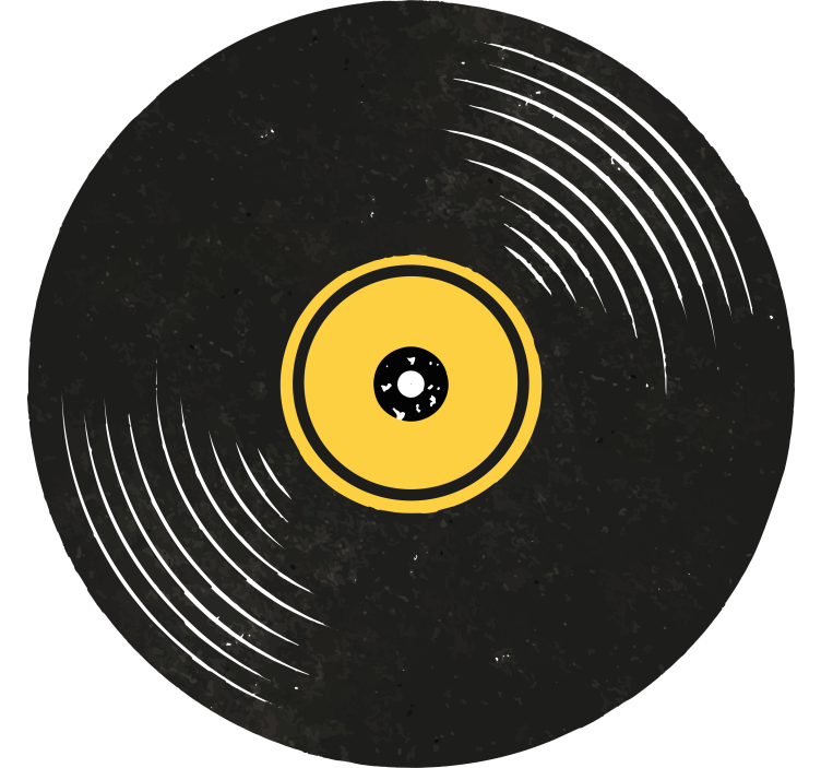 Dessous de verre vintage Disques vinyles - TenStickers