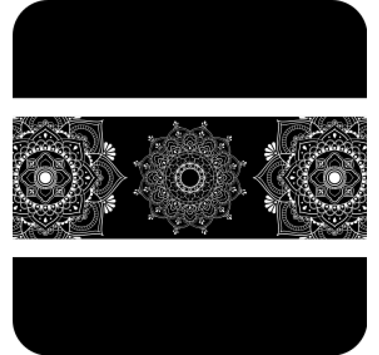 Sous verre motif mandala complexe - TenStickers