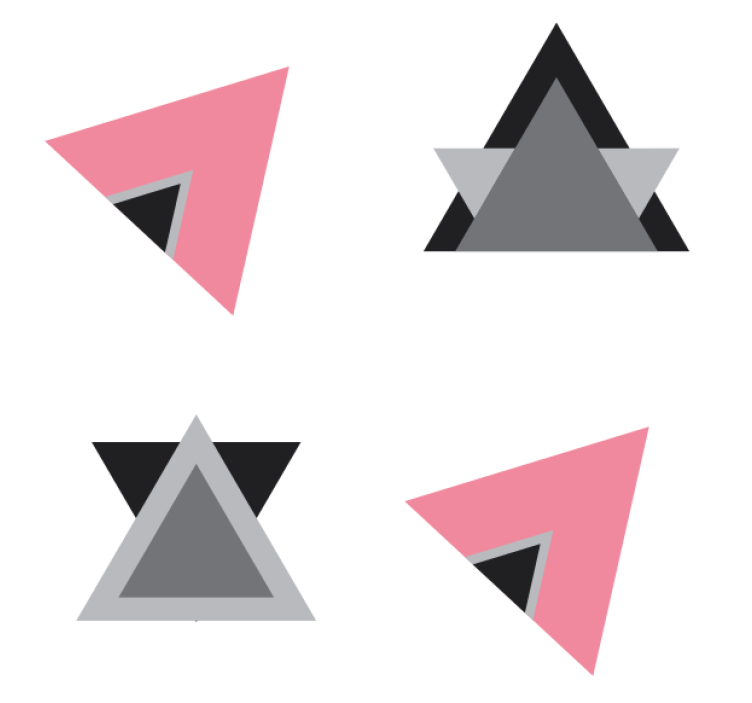 Sous verre couches de formes géométriques - TenStickers