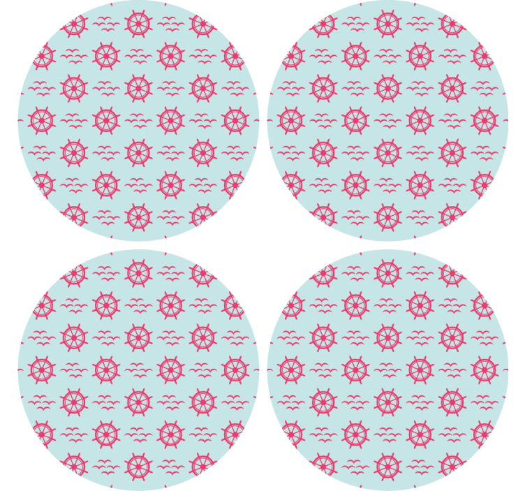 Sous verre geek motif de roue nautique - TenStickers