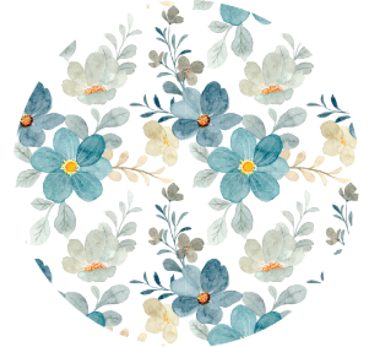 Sous verre moderne finition texturée botanique - TenStickers