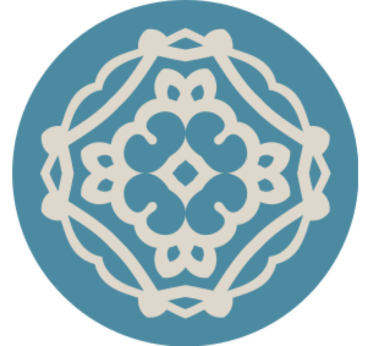 Sous verre motif complexe en superposition - TenStickers