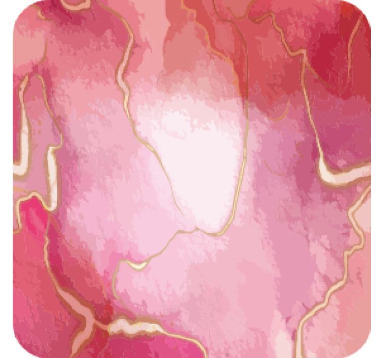 Sous verre marbre rose fluide - TenStickers