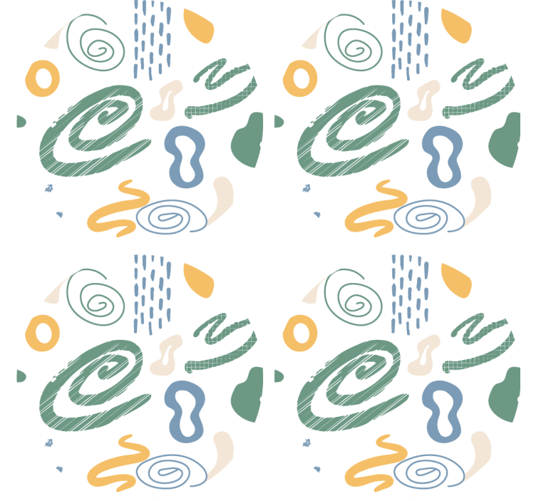 Sous verre motifs tourbillonnants abstraits - TenStickers