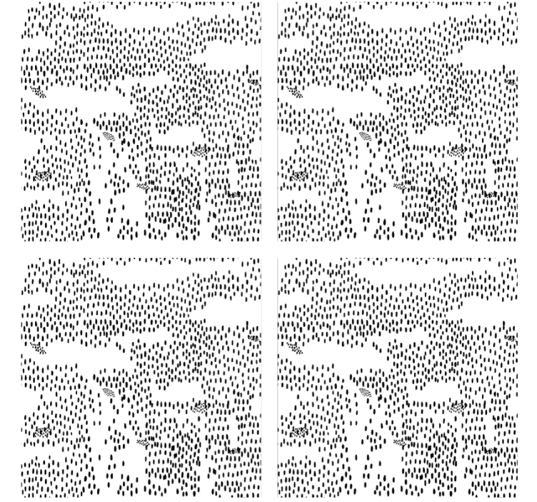 Sous verre motif abstrait noir - TenStickers