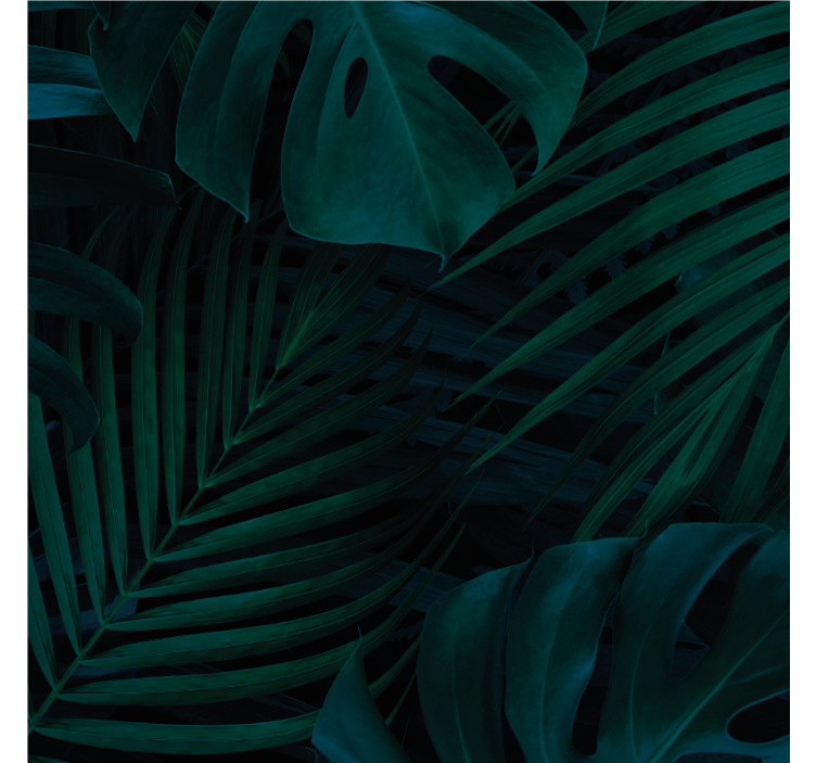 Sous verre motif de feuillage luxuriant - TenStickers