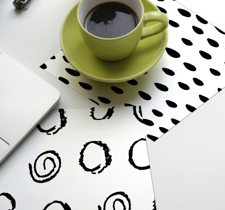 dessous de verre moderne Différents modèles - TenStickers