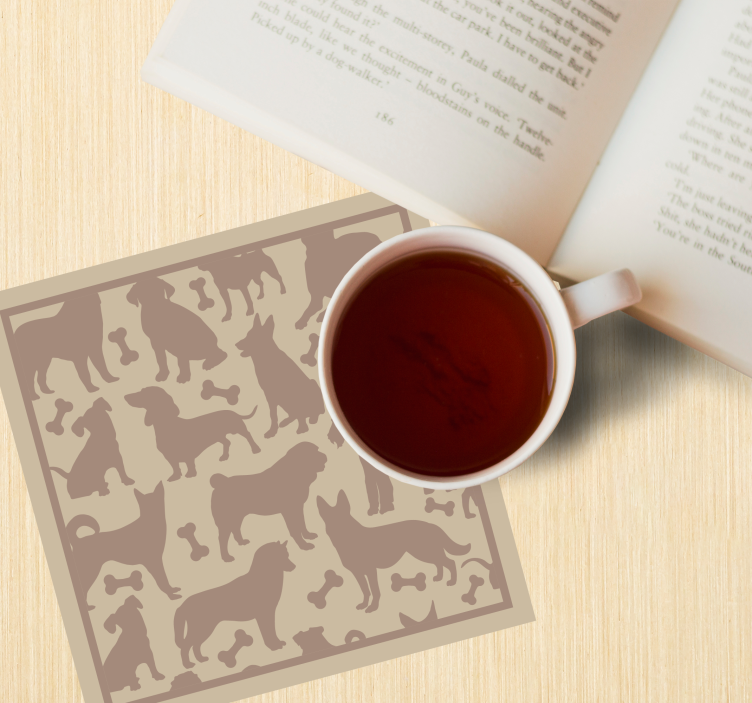 Dessous de verre Incroyable motif de chiens - TenStickers