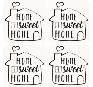 Sous verre citation dicton charmant pour la maison - TenStickers