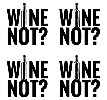 dessous de verre avec citation Vin pas bouteille - TenStickers