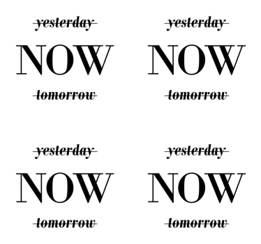 Sous verre citation phrase inspirée de typographie - TenStickers