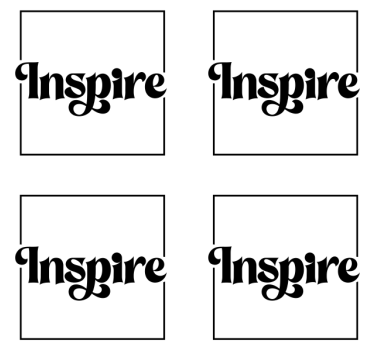 Sous verre citation typographie audacieuse inspirante - TenStickers