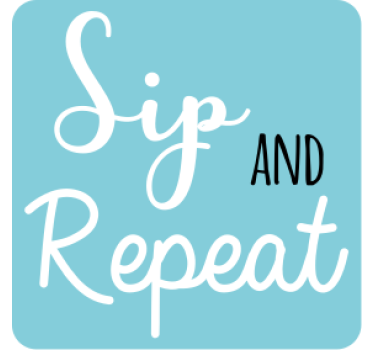 Sous verre citation sirotez et répétez - TenStickers