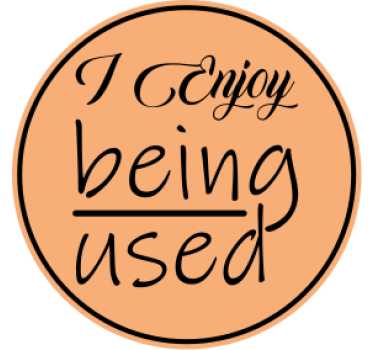 Dessous de verre citation Phrase j'aime être utilisé - TenStickers