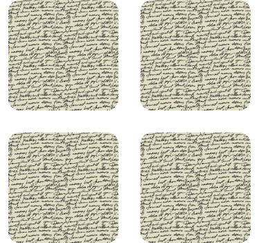 Sous verre citation motifs calligraphiques élégants - TenStickers