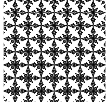 dessous de verre forme carreaux Noir et blanc vieilli - TenStickers