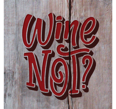 Sous verre citation citation ludique sur le vin - TenStickers