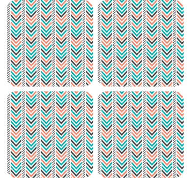Sous verre motifs chevrons essentiels - TenStickers