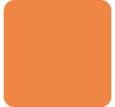 Sous verre surface orange simple - TenStickers
