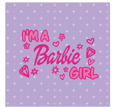Sous verre citation rose ludique - TenStickers