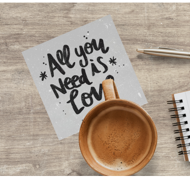 Sous verre citation art de message inspirant - TenStickers