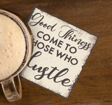 Sous verre citation design de citation inspirante - TenStickers