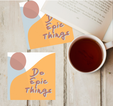 Sous verre citation design message inspirant - TenStickers