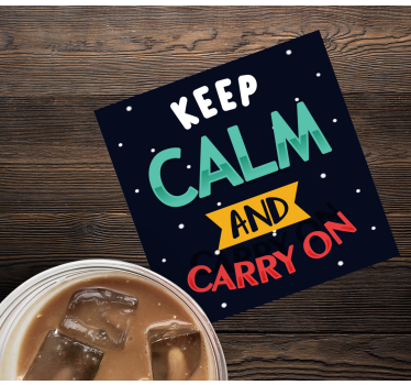 Sous verre citation typographie phrase motivante - TenStickers