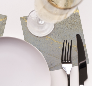 Sous verre surface en feuille d'or élégante - TenStickers
