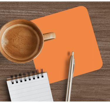 Sous verre surface orange simple - TenStickers
