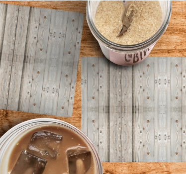 Sous verre texture bois naturel - TenStickers