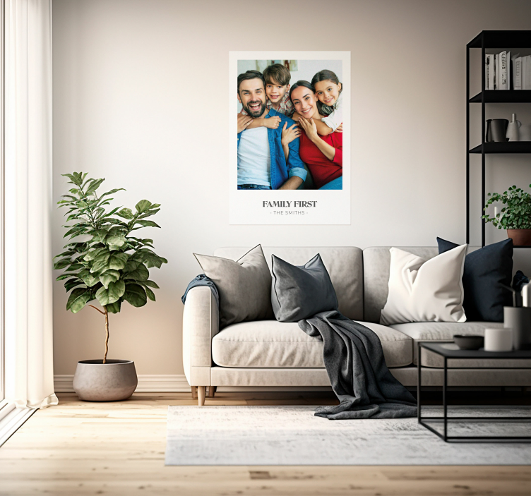 Affiche personnalisable du premier amour de la famille - TenStickers