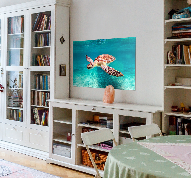 Poster image animaux tortue de mer - TenStickers