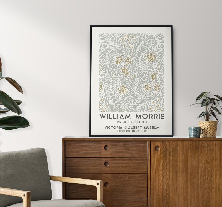 Affiche imprimée de fleurs vintage - TenStickers